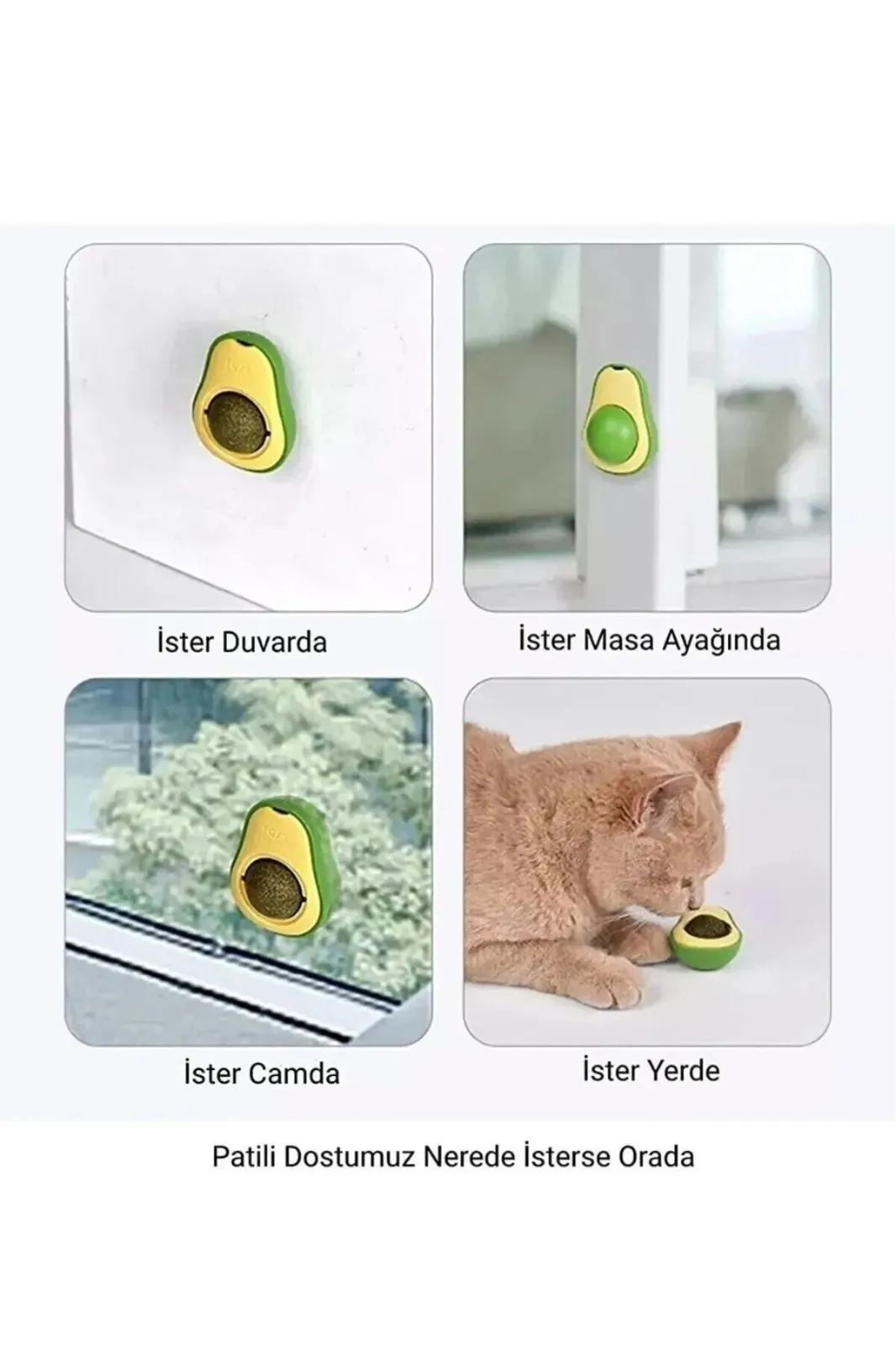 Kedi Yalama Topu Avakado 